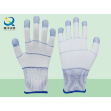 Finger Reinforced PU Coated Safety Gloves